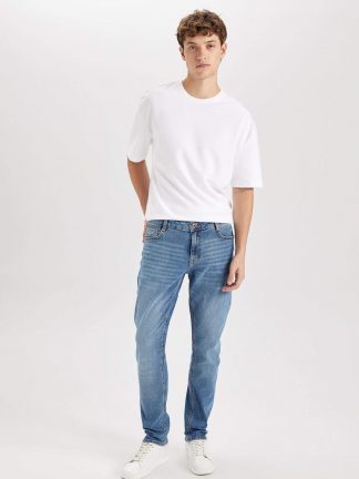 شلوار جین اسلیم فیت مردانه دفکتو