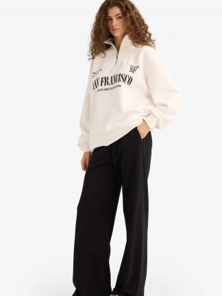 شلوار راحتی زنانه مشکی دفکتو