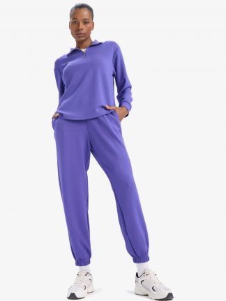 سویشرت زنانه ارغوانی دفکتو