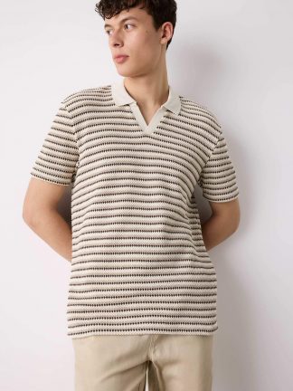 پولوشرت مردانه بژ دفکتو