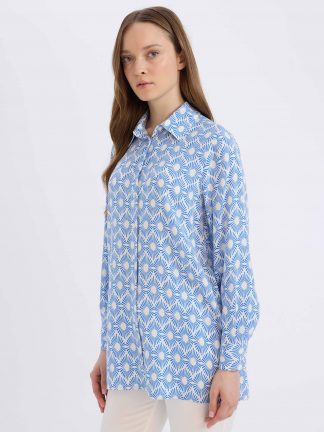 شومیز زنانه بژ دفکتو