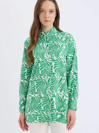 شومیز زنانه بژ دفکتو