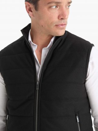 جلیقه مردانه مشکی دفکتو