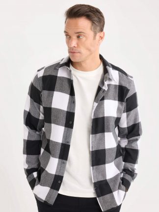 پیراهن مردانه مشکی دفکتو