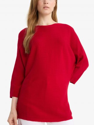 پلیور زنانه قرمز دفکتو