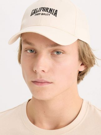 کلاه کپ مردانه بژ دفکتو