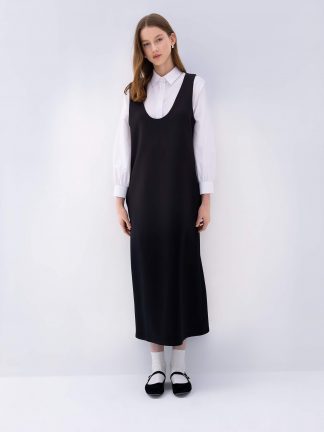 پیراهن زنانه مشکی دفکتو