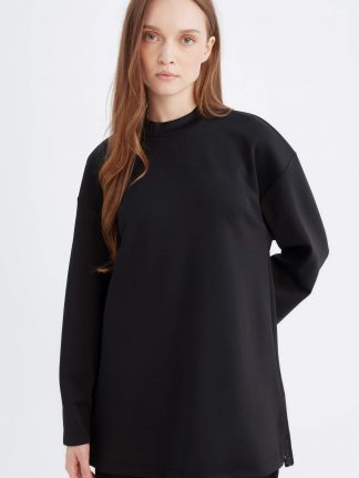 تونیک زنانه مشکی دفکتو