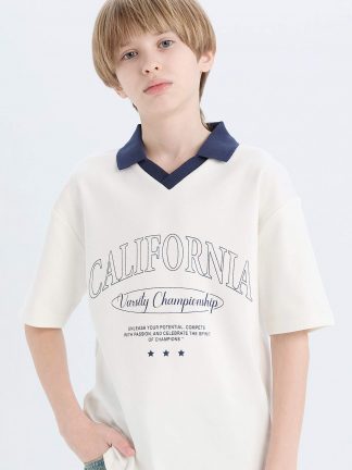 تی شرت پسرانه بژ دفکتو