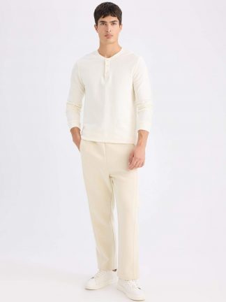 شلوار راحتی مردانه بژ دفکتو