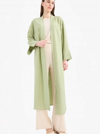 شال ساحلی زنانه نعنایی دفکتو