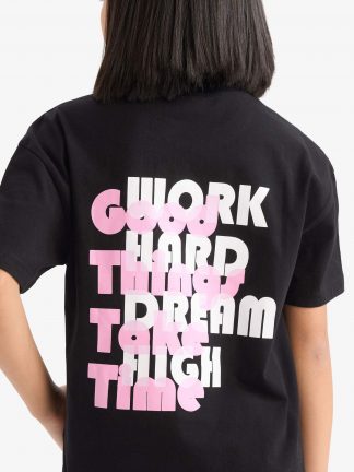 تی شرت دخترانه مشکی دفکتو