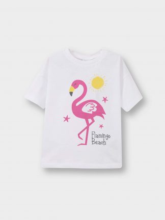 تی شرت نوزاد دختر سفید دفکتو