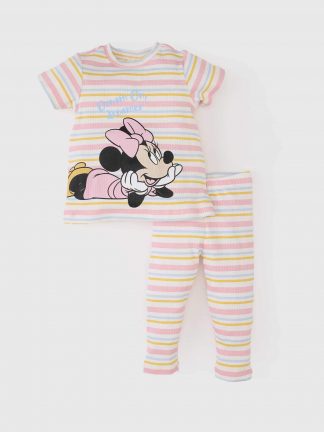 ست لباس نوزاد دختر بژ دفکتو