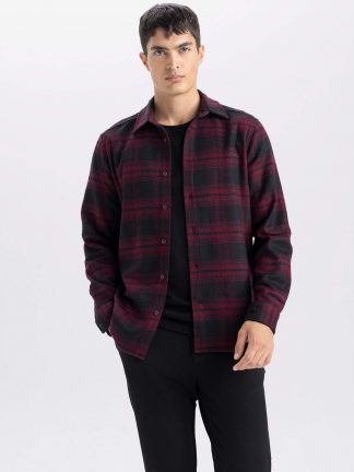 پیراهن مردانه قرمز دفکتو