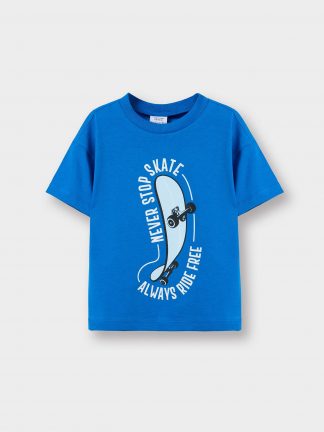 تی شرت نوزاد پسر آبی دفکتو