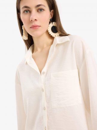 لباس ساحلی زنانه سفید دفکتو