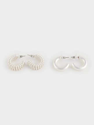 گوشواره زنانه نقره ای دفکتو