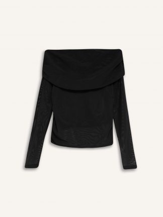 بلوز زنانه مشکی دفکتو