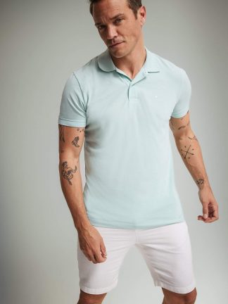 پولوشرت مردانه نعنایی دفکتو