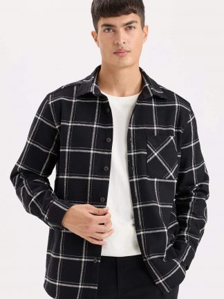 پیراهن مردانه مشکی دفکتو