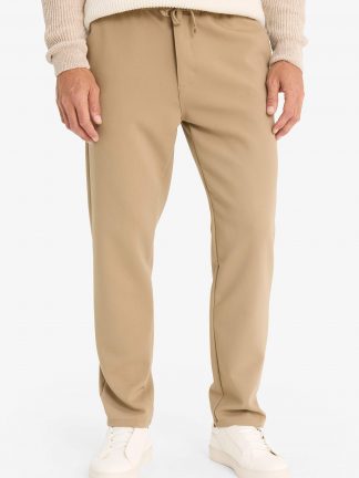 شلوار پارچه ای مردانه بژ دفکتو