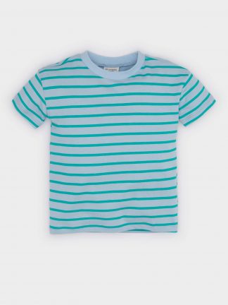 تی شرت نوزاد پسر آبی روشن دفکتو