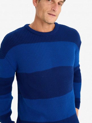 پلیور مردانه سرمه ای دفکتو