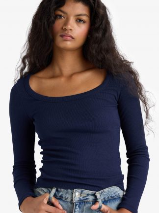 تی‌شرت آستین بلند زنانه دفکتو