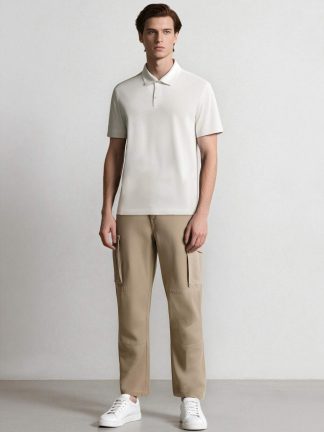 شلوار کارگو مردانه بژ دفکتو