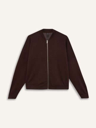 سویشرت زنانه قهوه ای دفکتو