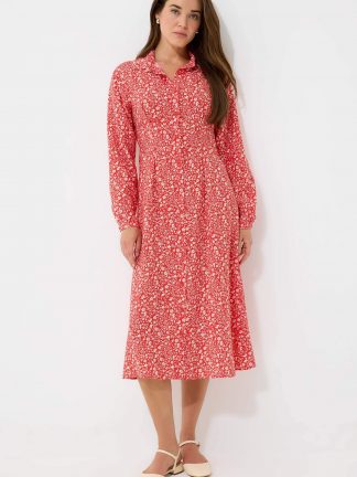 پیراهن زنانه قرمز دفکتو