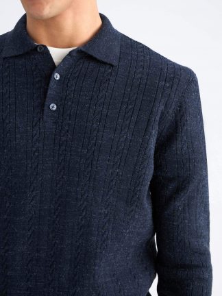 پلیور مردانه سرمه ای دفکتو