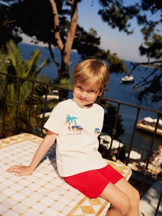 ست لباس نوزادی پسرانه بژ دفکتو