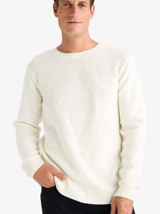 پلیور مردانه بژ دفکتو