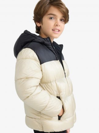 کاپشن پسرانه بژ دفکتو