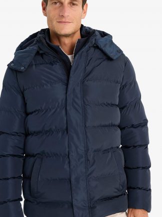 کاپشن مردانه سرمه ای دفکتو