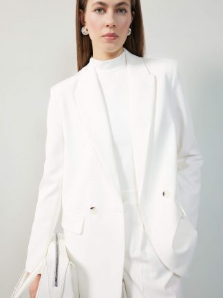 کت زنانه بژ دفکتو