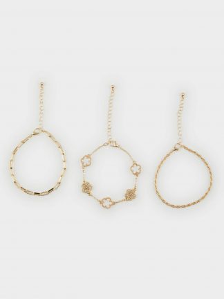 دستبند و النگو زنانه سفید دفکتو