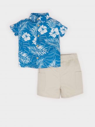 ست لباس نوزادی پسرانه دفکتو