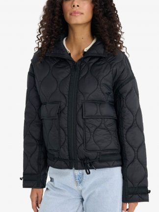 کاپشن زنانه مشکی دفکتو