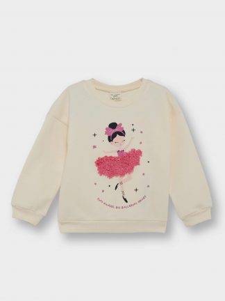 سویشرت نوزاد دختر بژ دفکتو