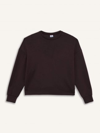 سویشرت زنانه قهوه ای دفکتو