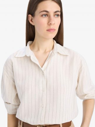 شومیز زنانه سفید دفکتو