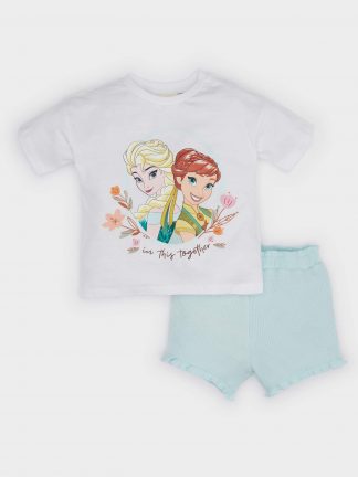 ست لباس نوزاد دختر سفید دفکتو