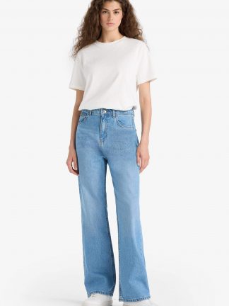 شلوار جین وایدلگ زنانه دفکتو