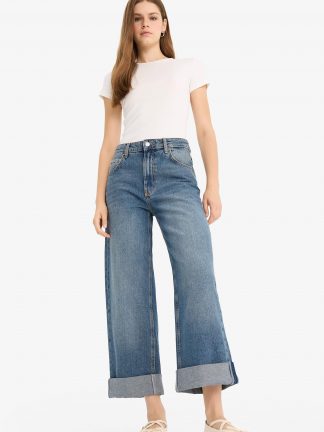 شلوار جین بگ زنانه دفکتو