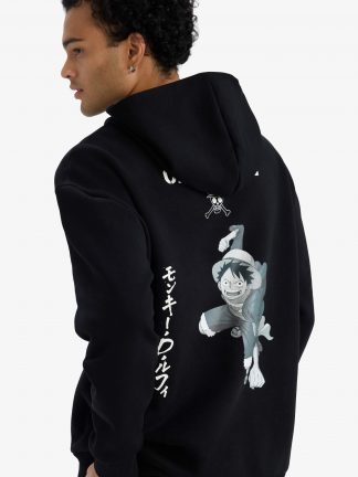 هودی مردانه مشکی دفکتو