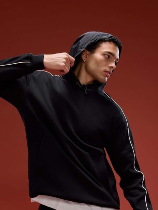 هودی مردانه مشکی دفکتو