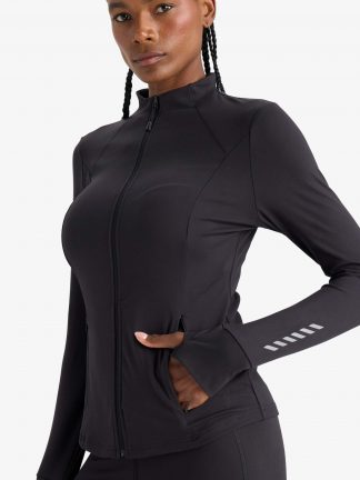 سویشرت زنانه مشکی دفکتو